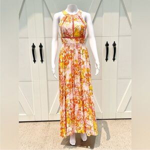 Anthropology Abel the Label maxi halter dress size XS